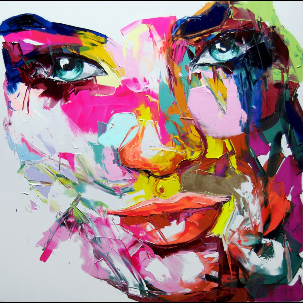 Francoise Nielly Portrait Palette Painting Expression Face213